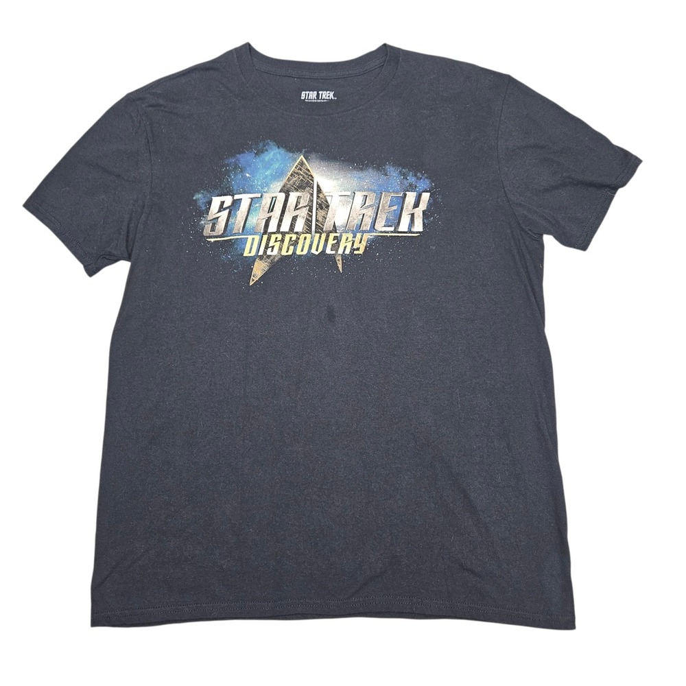 Star Trek 2016 Discovery Mission New York Graphic T-Shirt Black Sz L